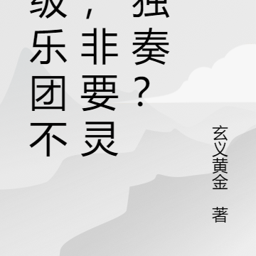 顶级乐团不要,非要灵魂独奏?
