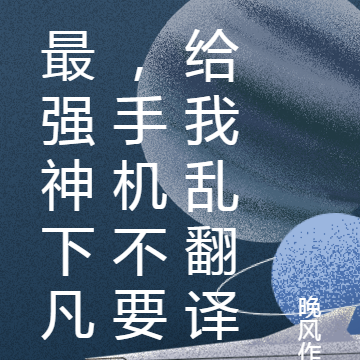 最强神下凡，手机不要给我乱翻译