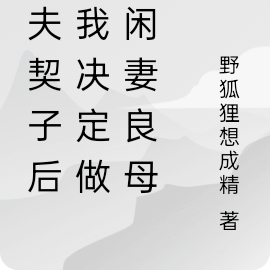 抛夫契子后,我决定做个闲妻良母