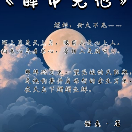 眸中无他