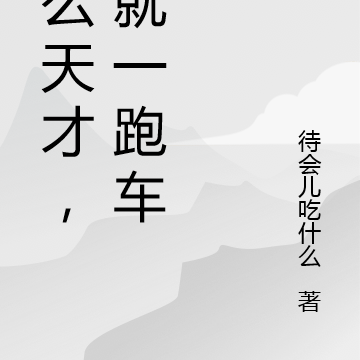 什么天才，我就一跑车的