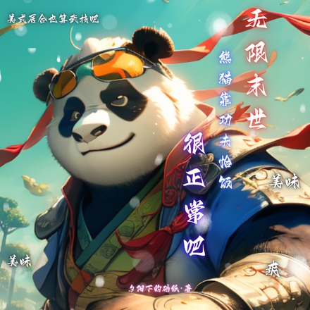 无限末世熊猫靠功夫恰饭很正常吧
