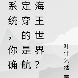 系统,你确定穿的是航海王世界?