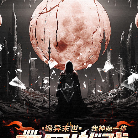 诡异末世,血月游戏,我神魔一体