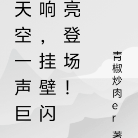 天空一声巨响,挂壁闪亮登场