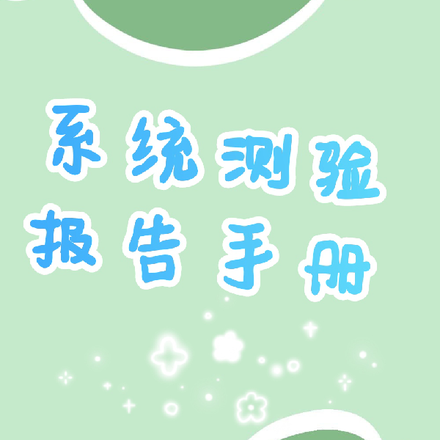 系统测验报告手册