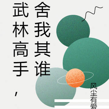 武林高手，舍我其谁