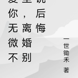 爱你无微不至,离婚别说后悔