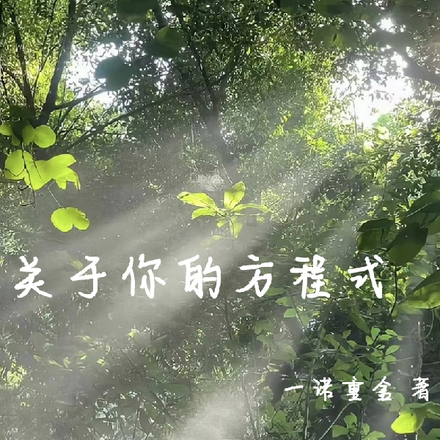 关于你的方程式