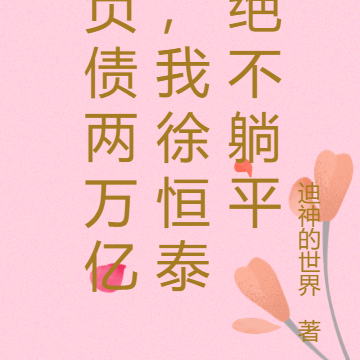 负债两万亿，我徐恒泰绝不躺平