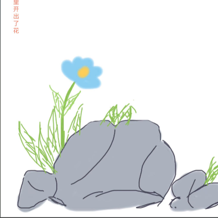 石缝里开出了花