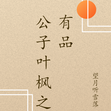 公子叶枫之有品