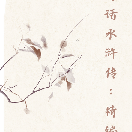 白话水浒传：精编