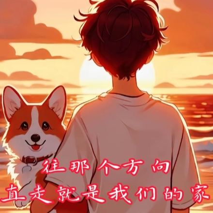 往那个方向直走就是我们的家