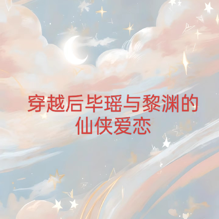 穿越后毕瑶与黎渊的仙侠爱恋