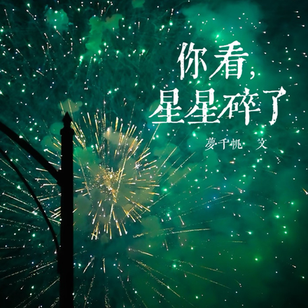 你看，星星碎了