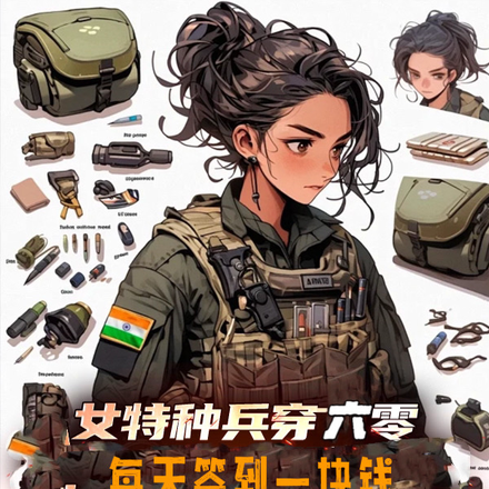 女特种兵穿六零，每天签到一块钱