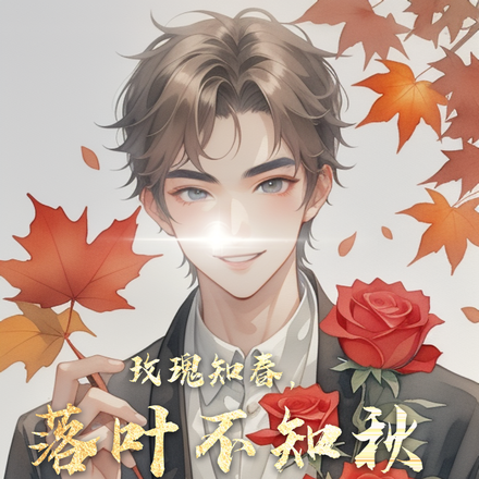 玫瑰知春，落叶不知秋