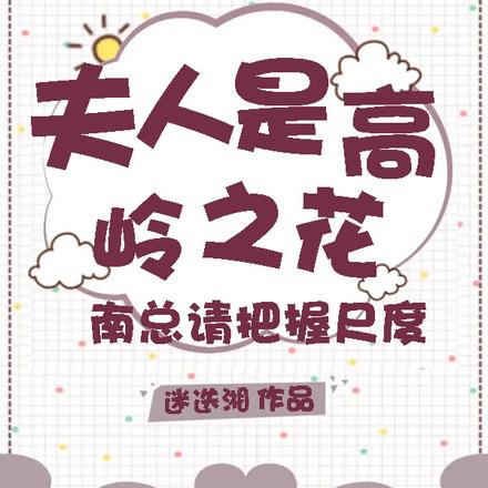 夫人是高岭之花，南总请把握尺度