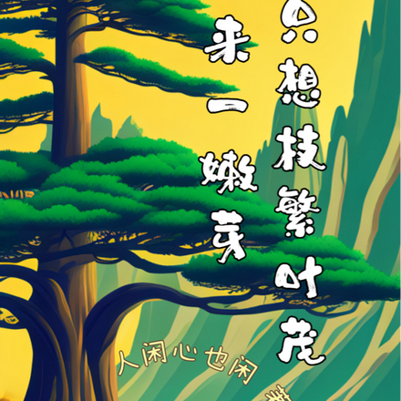 醒来一嫩芽,只想枝繁叶茂