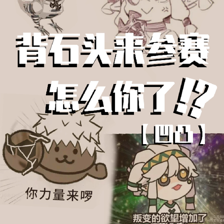 背石头来参赛怎么你了【凹凸】