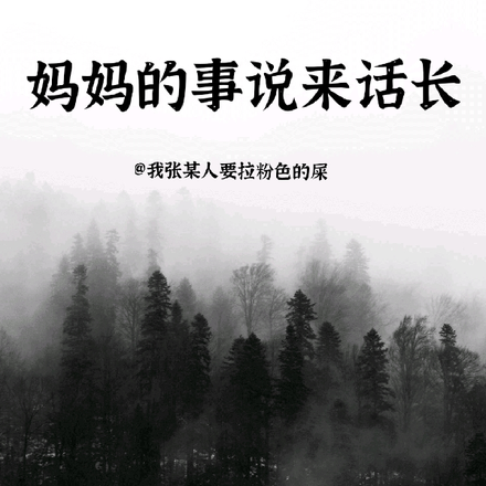 妈妈的事说来话长