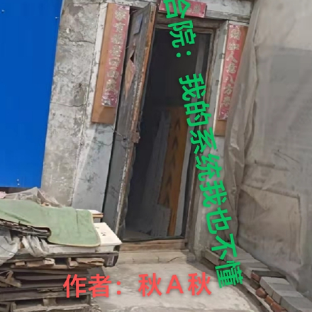四合院：我的系统我也不懂