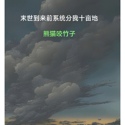 末世到来前系统分我十亩地