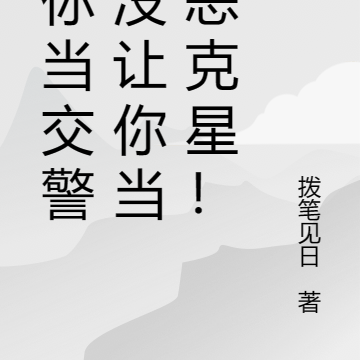 让你当交警,没让你当罪恶克星!