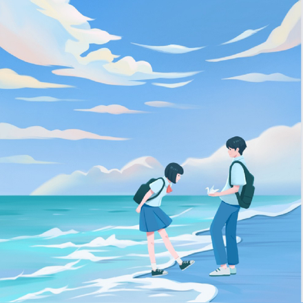 因为长的帅,开学就被爱