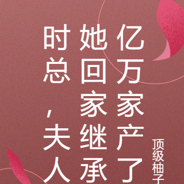 时总,夫人她回家继承亿万家产了