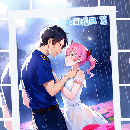 被雨淋湿的花朵也会飞来蝴蝶!