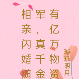 相亲闪婚随军,真千金有亿万物资