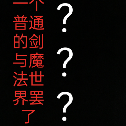 一个普通的剑与魔法世界罢了