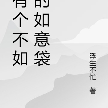 我有个不如意的如意袋