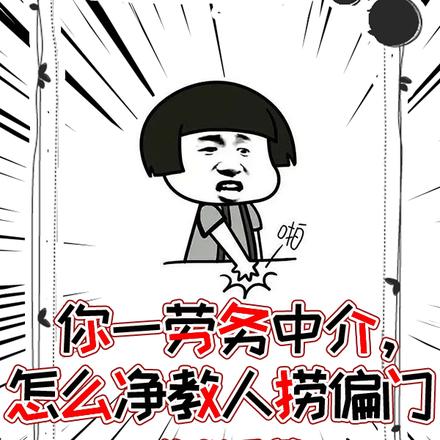 你一劳务中介,怎么净教人捞偏门