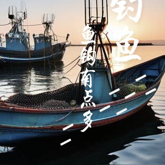 钓鱼鱼钩有点多