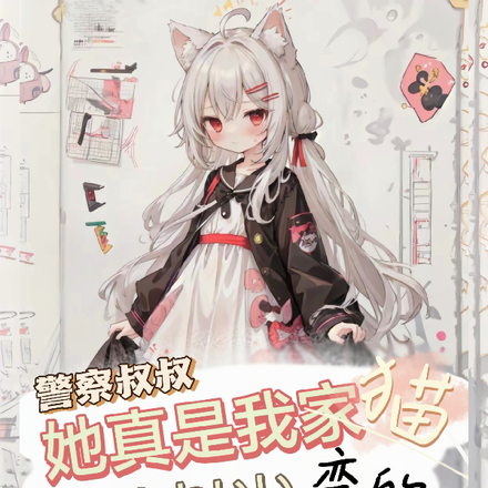 警察叔叔，她真是我家猫变的