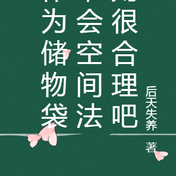 作为储物袋，会空间法则很合理吧