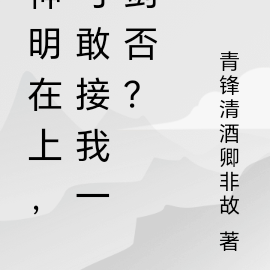 神明在上，可敢接我一剑否？