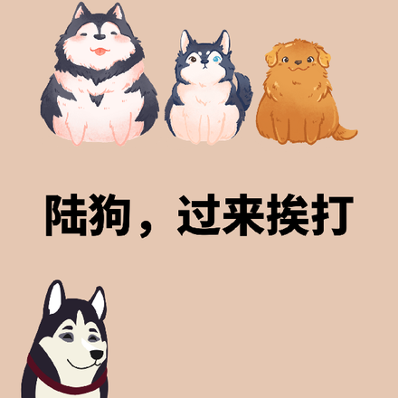 陆狗，过来挨打