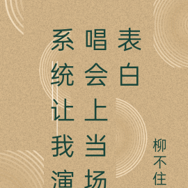 系统让我演唱会上当场表白