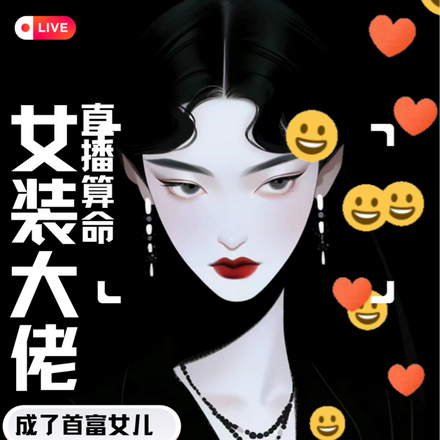 女装大佬直播算命,成了首富女儿