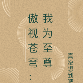 傲视苍穹：我为至尊