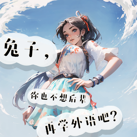兔子,你也不想后辈再学外语吧?