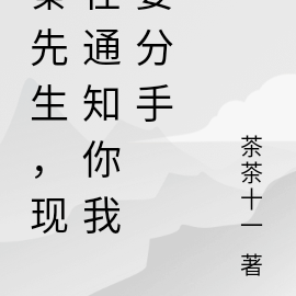 秦先生，现在通知你我要分手