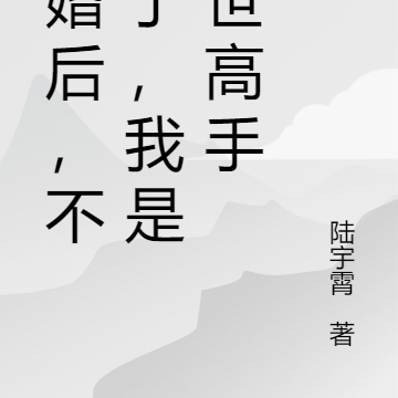 离婚后，不装了，我是绝世高手