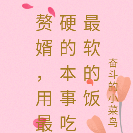 赘婿,用最硬的本事吃最软的饭