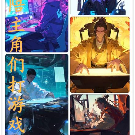 陪主角们打游戏