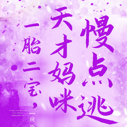 一胎二宝,天才妈咪慢点逃!